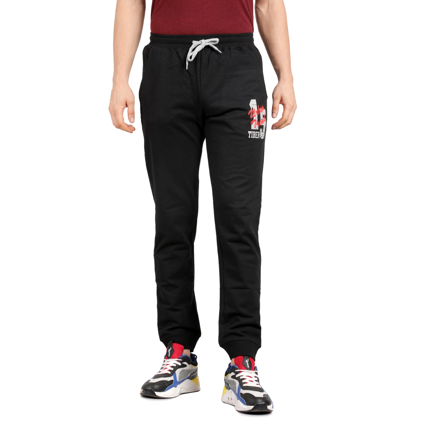 Turbo Trek Black Men's Jogger Pants