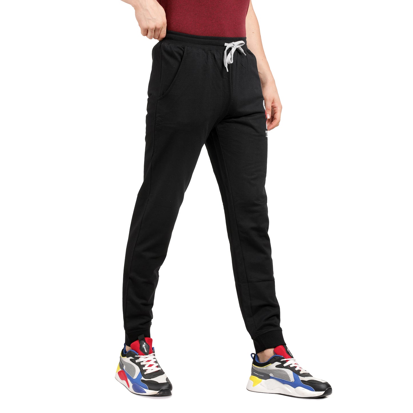 Turbo Trek Black Men's Jogger Pants