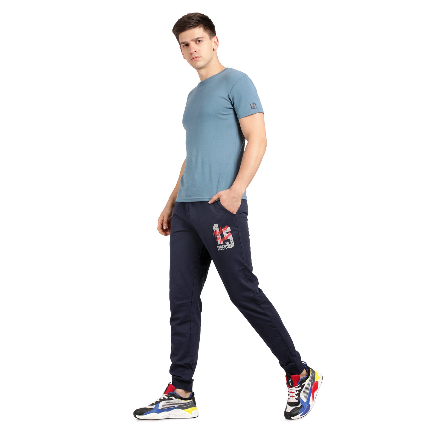 Turbo Trek Navy Blue Men's Jogger Pants