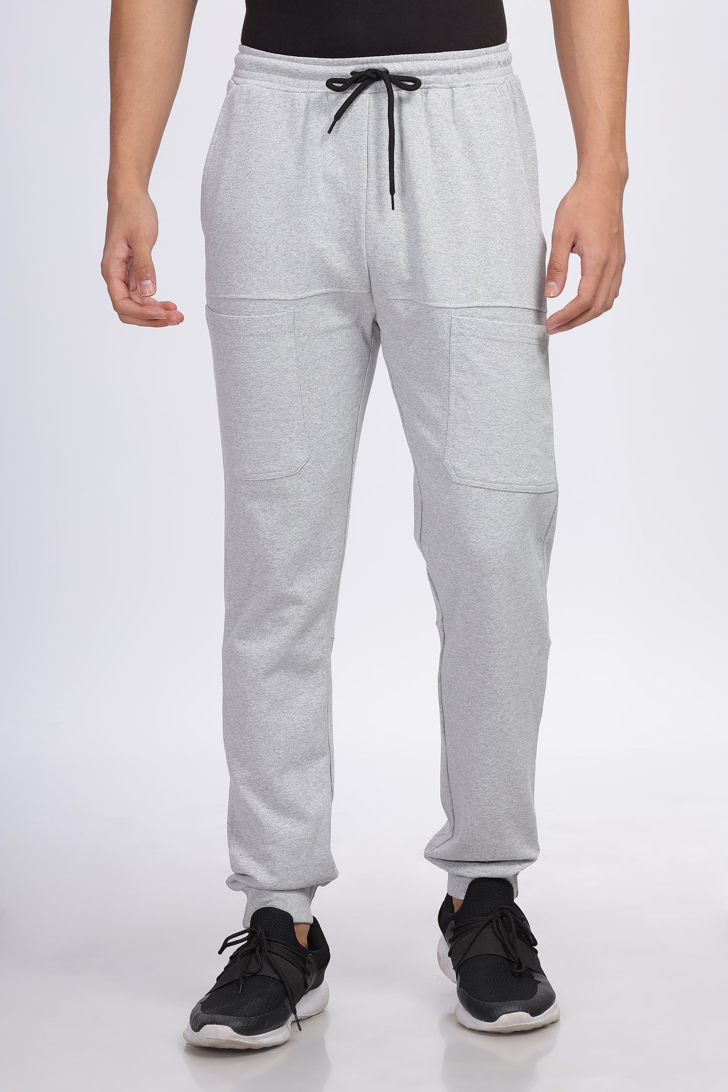 Six Pocket Grey Men's Jogger Pants