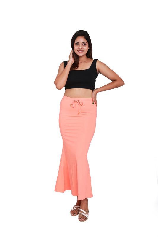 Orange Women Saree Shaper