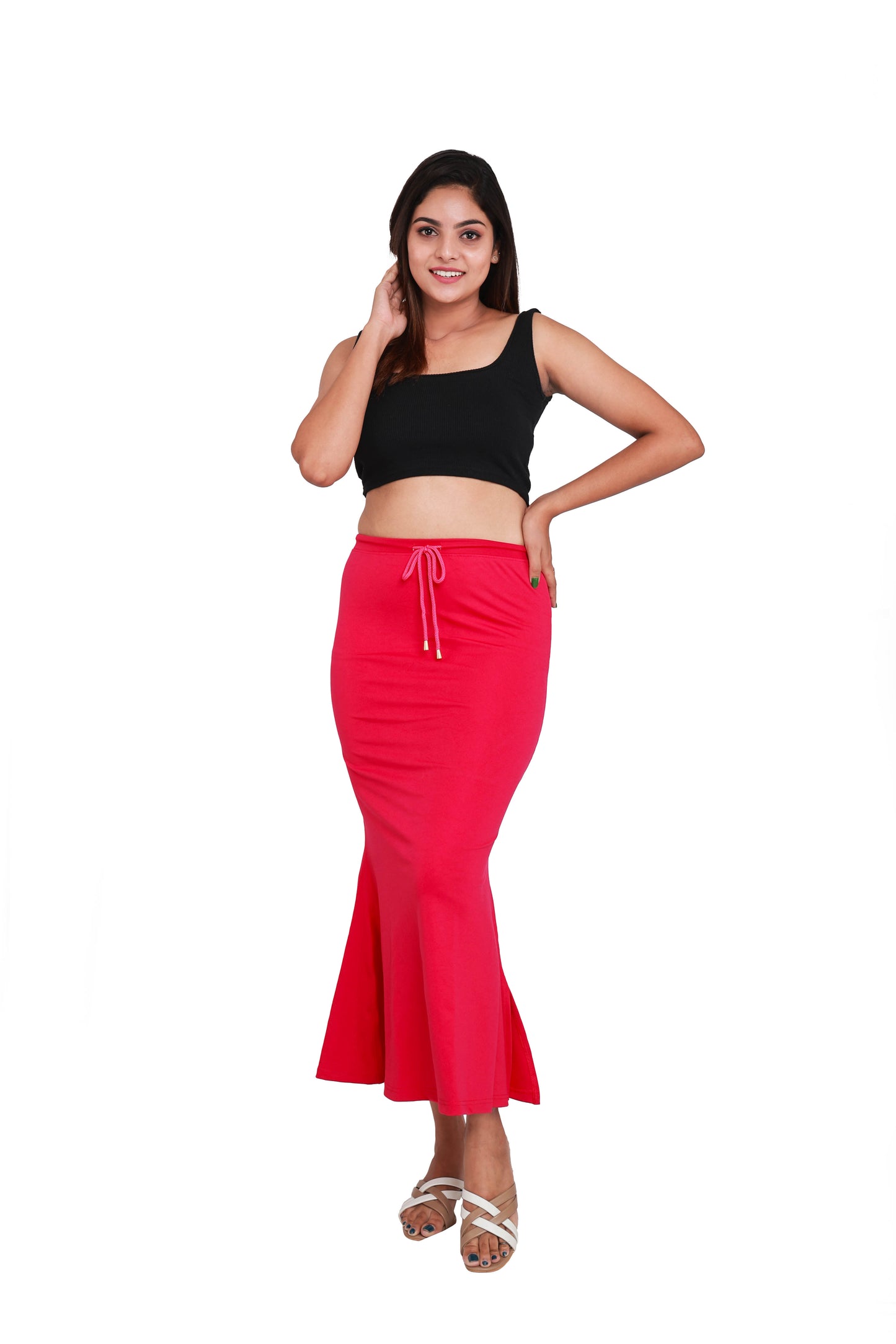 Deep Pink Women Saree Shaper