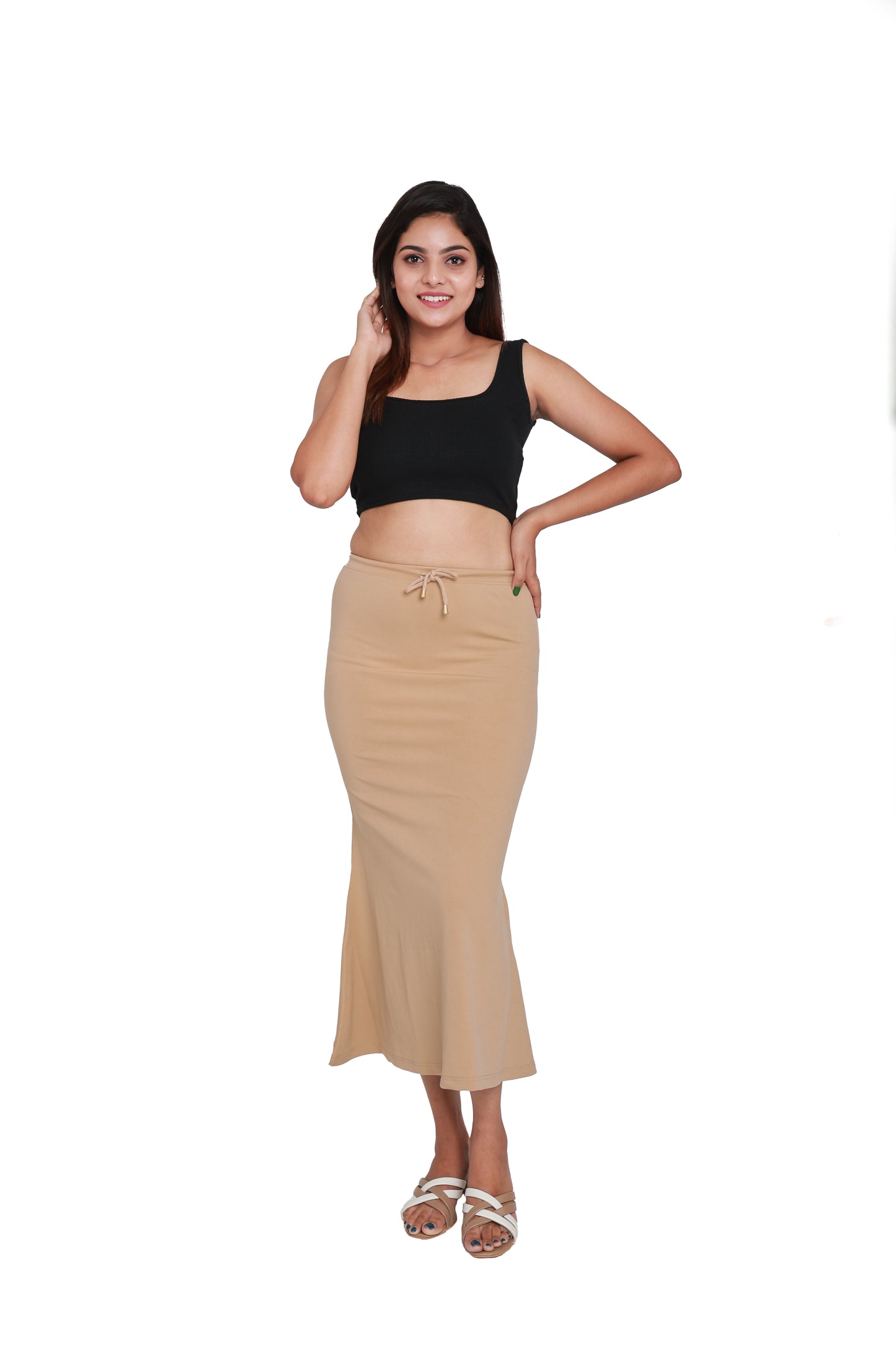 Nude Women Saree Shaper