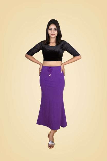 Purple Women Saree Shaper