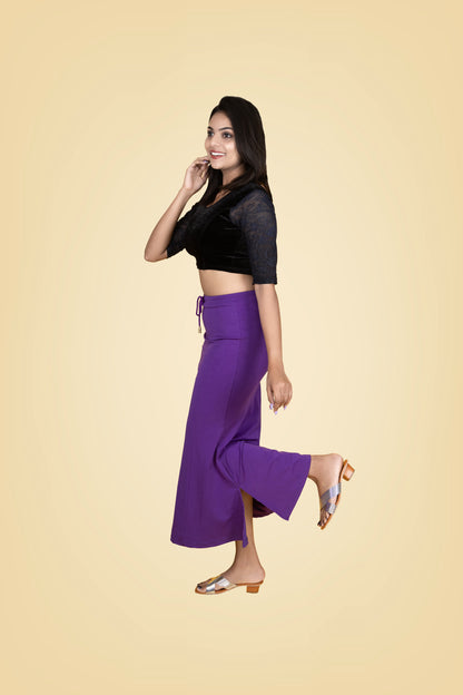 Purple Women Saree Shaper