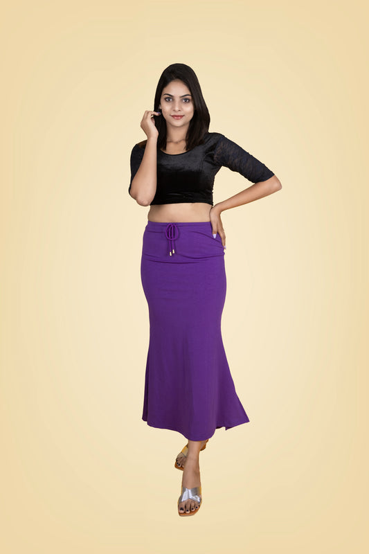 Purple Women Saree Shaper