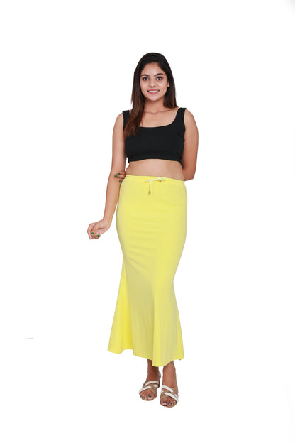 Yellow Women Saree Shaper